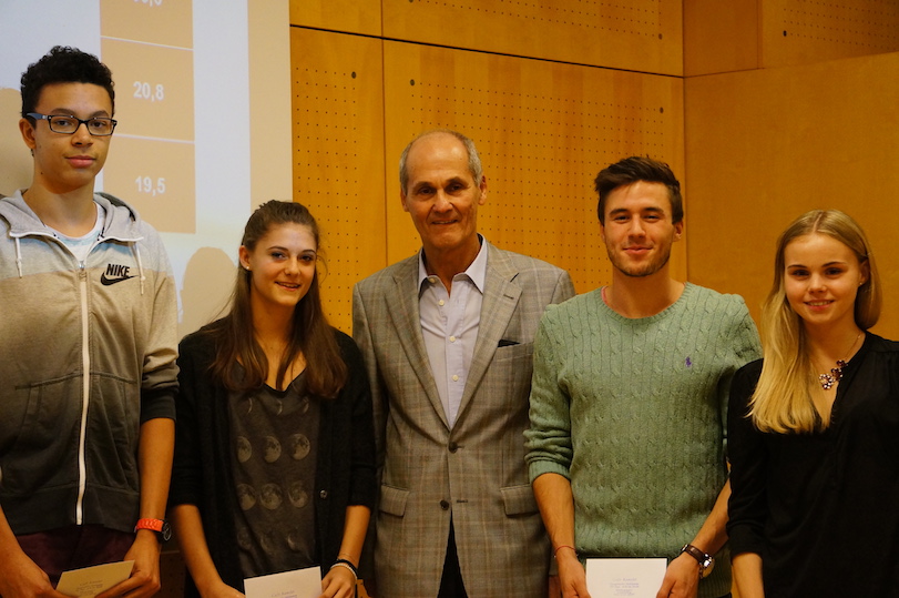 Samuel Szihn, Leonie Springer, Jürgen Vancl, Markus Fuchs und Lena Millonig