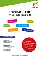 Flyer Kindertraining 2022 2023 Vorderseite